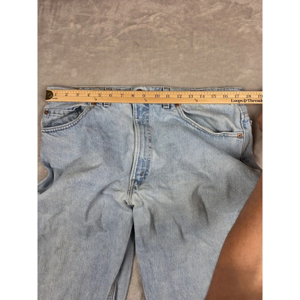 Vintage Levi 550 Relaxed Fit Tapered Leg Jeans Men 38x30 Fit 36x30 USA Made 1995